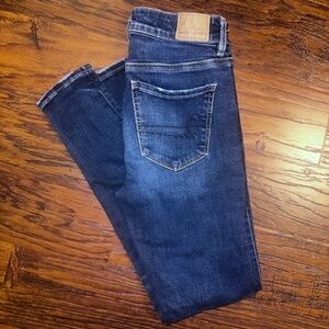 American Eagle High Rise Jeggings, Super Stretch, Size 4 SHORT